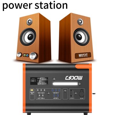 Station électrique à batterie au lithium extérieure de grande capacité 2200W/2048wh pour les urgences familiales