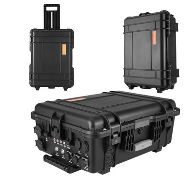 Puissance maximale de 8000W OEM ODM 140ah Générateur solaire extérieur Station électrique d'urgence noire