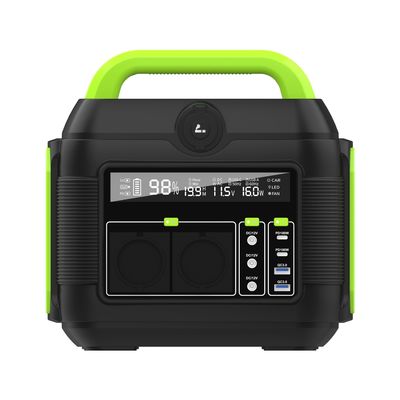 600W/288wh Station solaire mobile portable pour activités en plein air avec batterie au lithium