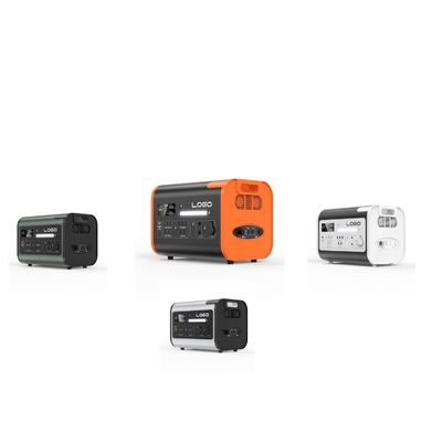 Station électrique portable 1500W/2200W/3000W UPS avec tous les prises de courant en orange noir