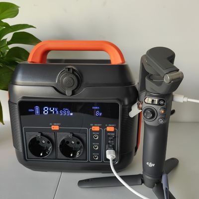 Générateur solaire à batterie de secours de 600 W pour camping en plein air et centrale électrique d'urgence