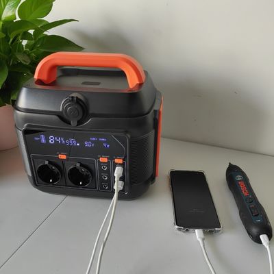 Générateur solaire à batterie de secours de 600 W pour camping en plein air et centrale électrique d'urgence