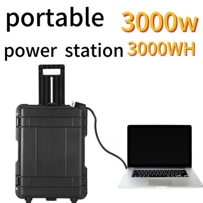 Centrale électrique portable d'urgence extérieure de 2000 W/3000 W avec fonction de protection multiple