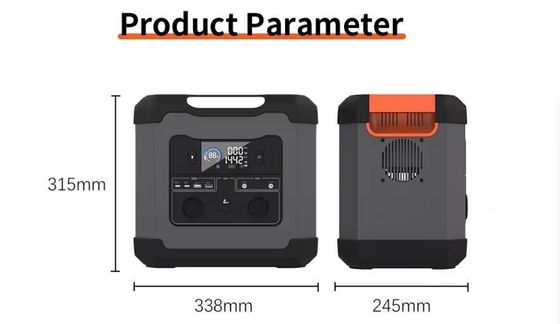 Invertisseur bidirectionnel Invertisseur 1500W pour Uav maison station électrique portable extérieure
