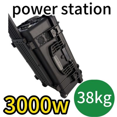 Station électrique portable de camping de 3000 W avec fonction de protection multiple et communication RS232