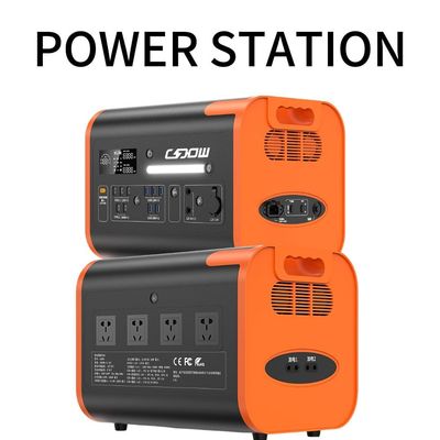 Station électrique d'urgence portable de grande capacité de 2048wh/40ah avec charge sans fil de 15W