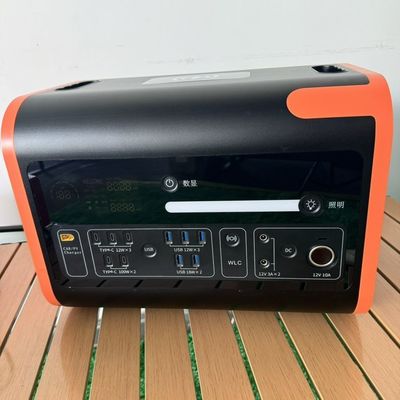 Durée de vie 2000 fois 600W Stockage d'énergie à domicile Générateur solaire 2200W centrale électrique portable