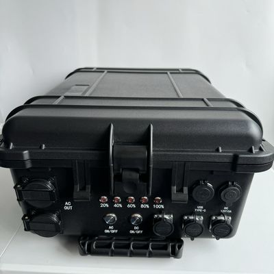 Station électrique portable à batterie LiFePO4 de 3000 W et 3000 Wh avec mode de charge de panneau solaire