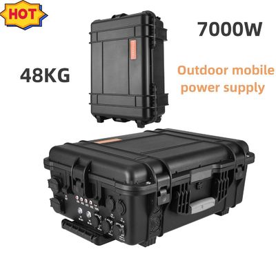 Station de charge solaire portable de camping de 7000 W avec courant de sortie CA maximal de 15 A