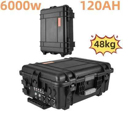 Générateur solaire à ondes sinusoïdes pures 6000W/120ah pour la solution énergétique à domicile et en extérieur
