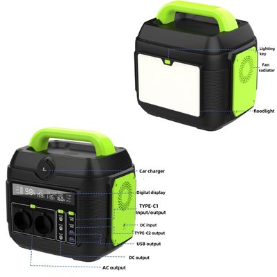 Camping extérieur direct Power mobile Station électrique portable Temps de charge 5,5h-7h