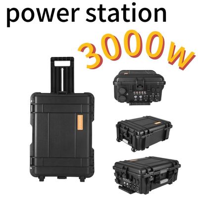 Voyage 3000W/220V/110V/UPS Pure Sine LiFePO4 batterie de secours Camping centrale électrique portable