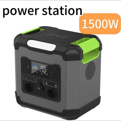 Station électrique mobile portable multifonctionnelle 1500W-1344wh pour la préparation aux urgences