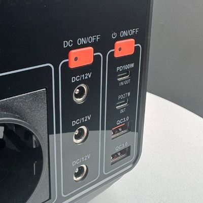 Centrale électrique portable de 600W à l'extérieur avec batterie au lithium fer phosphate