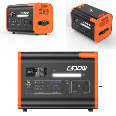 LiFePO4 Énergie 2200W/2400W Générateur solaire centrale électrique portable Durée de vie 2000 fois