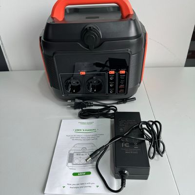 Éclairage à LED de 11W 220V/110V CA Sortie 600W Batterie au lithium pour centrale électrique portable