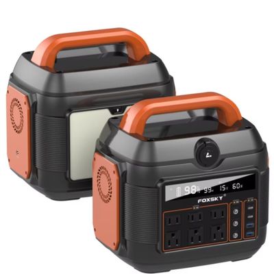 Centrale solaire de stockage d'énergie extérieure portable de 600 W avec batterie au lithium