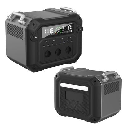 2500W/600W panneau solaire entrée LiFePO4 batterie de stockage d'énergie centrale électrique portable