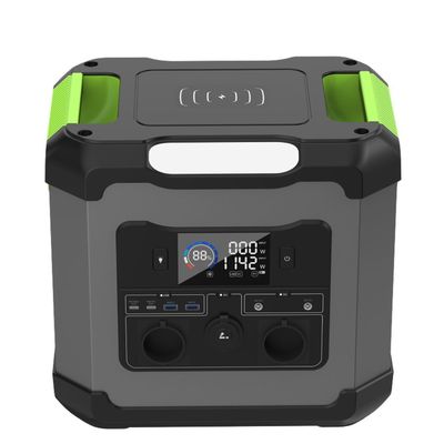 Lumières LED d'urgence et charge sans fil de 5W Générateur solaire de 1500W pour camping en plein air