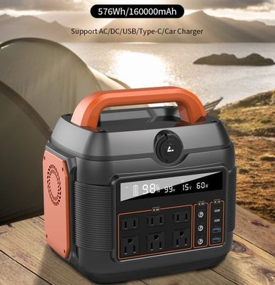 600W/1200W/3600W batterie au lithium Générateur solaire électrique mobile chaud pour le camping en plein air