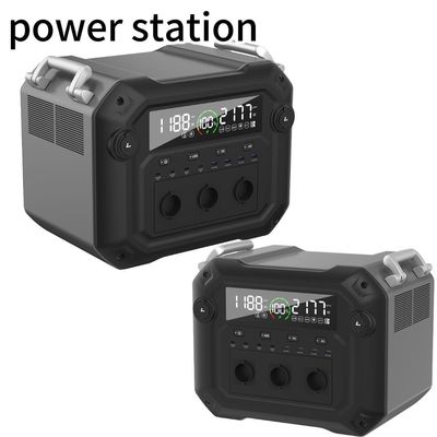 Station électrique portable de stockage d'énergie avec 1200W d'entrée CA et 3600W/3430.4wh de capacité