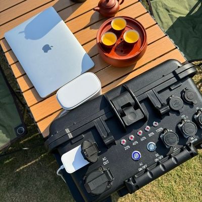 Boîte de tirage portable de la centrale électrique de 3000 W pour un stockage d'énergie à batterie au lithium facile à voyager