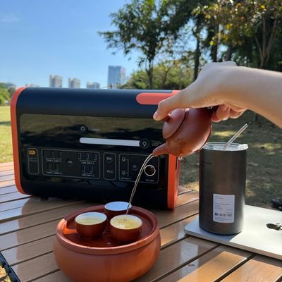 1500W CA Chargeur d'énergie solaire Stockage de l'énergie électrique mobile pour la communication d'urgence