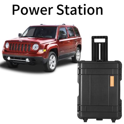 Station éolienne solaire rechargeable portable de 6000W pour diffusion en direct et en plein air
