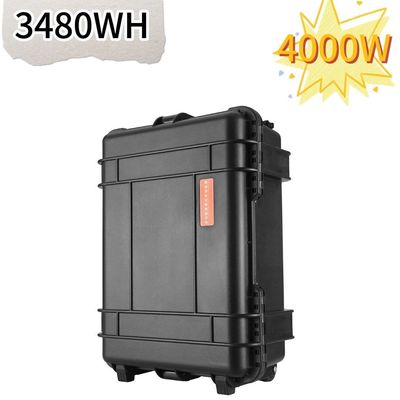Boîte de tirage noire générateur solaire portable de 4000W pour la photographie en plein air