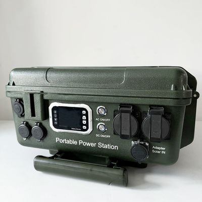 Station électrique portable d'aventure extérieure de grande capacité de 6000 W avec cadre moyen ABS