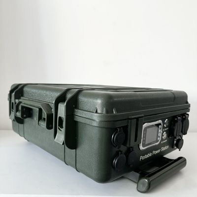 Matériaux ABS cadre intermédiaire 6000W 6048Wh centrales électriques portables avec panneau solaire USB et charge dans la voiture