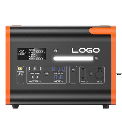 40ah Orange OEM ODM 2200W Générateur solaire pour la maison Pour le camping extérieur