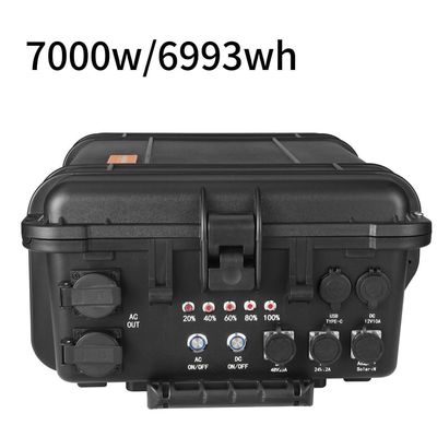 Matériau de coquille Station solaire portable en alliage ABS 3000W/5000W/7000W 4000W pour l'extérieur