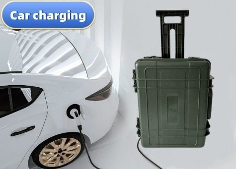 Station électrique portable de grande capacité compacte pour camping en plein air maison solaire