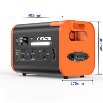 Station électrique portable LiFePO4 40ah/2200W/2400W pour la recharge multi-scène et les situations d'urgence