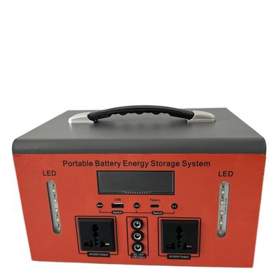Station électrique extérieure rechargeable 500W avec éclairage de pique-nique et protection contre les surcharges