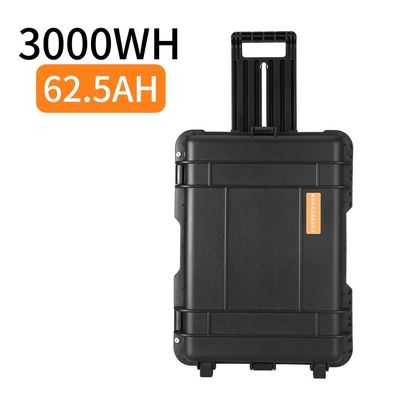 Mode de charge du panneau solaire Station électrique portable multifonctionnelle 3000W/3000wh/62.5ah