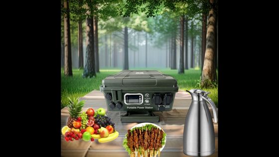 Camping extérieur Station électrique portable de grande capacité avec USB-C 45W et 3000W/3024wh