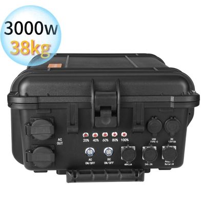Station électrique portative super grande noire 3kw/4kw/5kw/6kw/7kw stockage d'énergie d'urgence