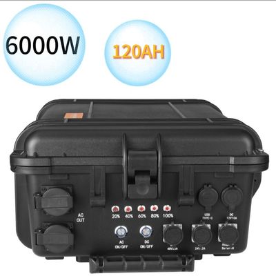 Portable 6000W/6216wh batterie au lithium ternaire stockage d'énergie centrale électrique d'urgence