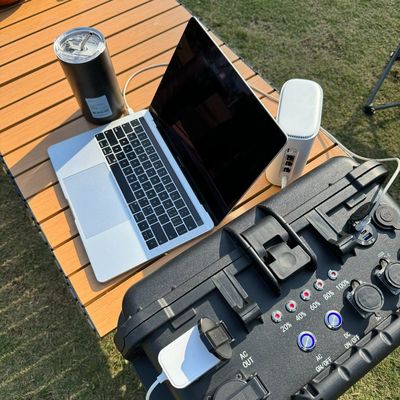 Capacité mobile personnalisable noire 3000W pour station extérieure domestique à prix réduit