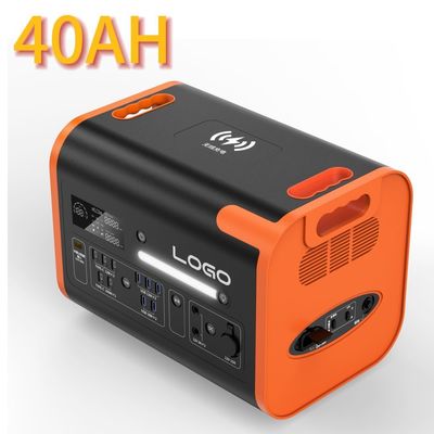 Station électrique de stockage d'énergie d'urgence portable de 2400 W et de type C 3*18W/2*100W