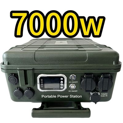 Dimension SOC 5%-95% alimentation d'urgence extérieure centrale électrique portable domestique de 7000 W