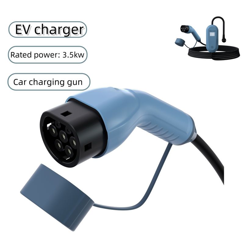 Station de recharge murale de 220 V, type boîte LCD, chargeur murale pour voiture