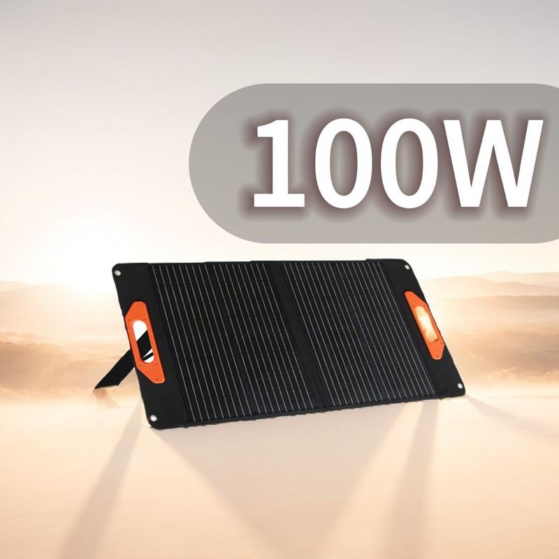 Sortie en courant continu 19V/5.3A 100W Panneau solaire pliable pour activités extérieures