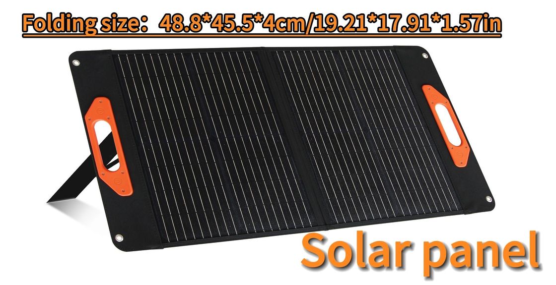 Panneau solaire pliable de 60 W avec cellules de 30 W*2 PCS et service après-vente