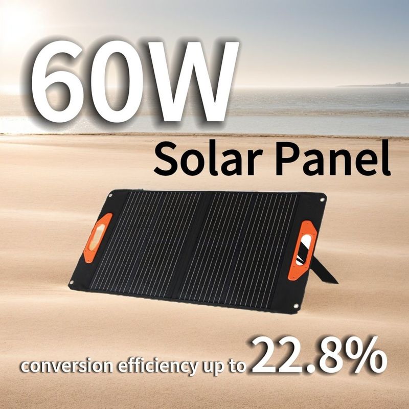 Pd de sortie USB-C 45W Max 5V/9V/12V/15V Panneau solaire 50W 60W 100W Mono Poly