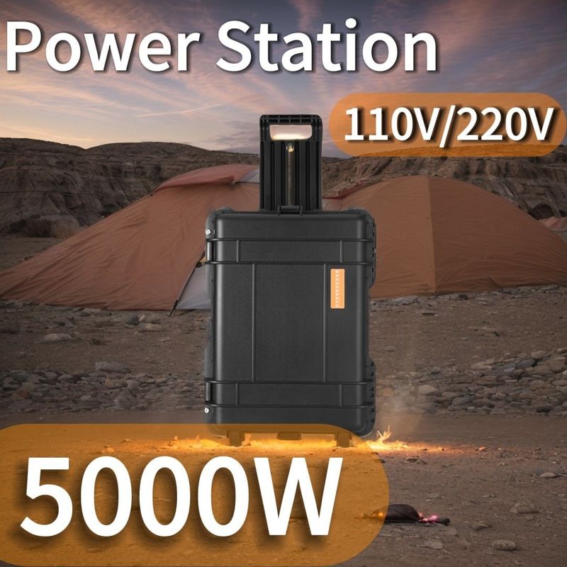 Chargeur de véhicule électrique Générateur solaire portable Banque d'alimentation Exporteur centrale électrique 3000W 4000W 5000W