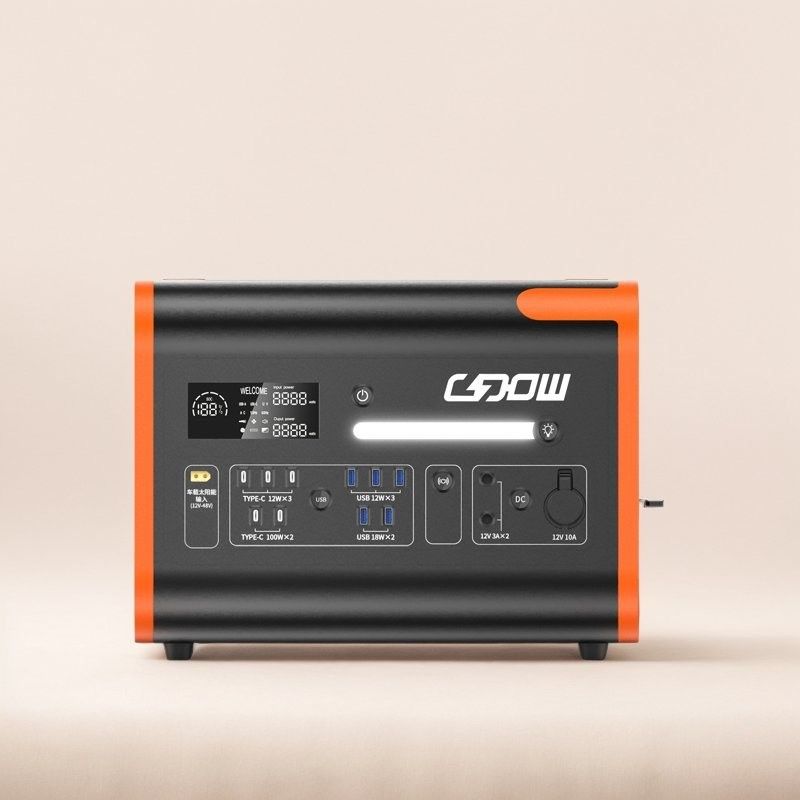 25 kg d'alimentation électrique mobile en extérieur d'urgence de 2200 W DC pour environnements à haute température