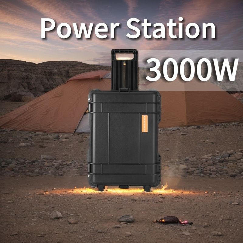 Banque d'énergie solaire portable de 3000 W pour le camping en plein air Voyage Voyage sur yacht
